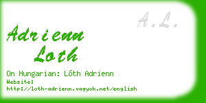 adrienn loth business card